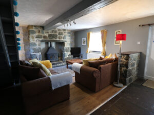 Hendre sitting room - snowdonia holiday cottage